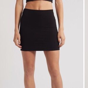 Naked Wardrobe Classic Black Pencil Skirt